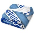 thumbnail image 3 of Custom Blanket for Bed Fans Gift Soccer City Winter Summer Fleece Throw Blankets Personalized Name & Number, 40"x50", 50"x60", 70"x80" A1, 3 of 5