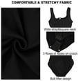 thumbnail image 5 of ANYFIT WEAR Women Plus Size Bodysuit Shapewear Seamless Tummy Control Body Shaper Sleeveless Going Out Tops, 5 of 6