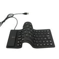 thumbnail image 4 of axGear Waterproof Silicone Keyboard Foldable Flexible USB Mini Dustproof dirt Proof, 4 of 7