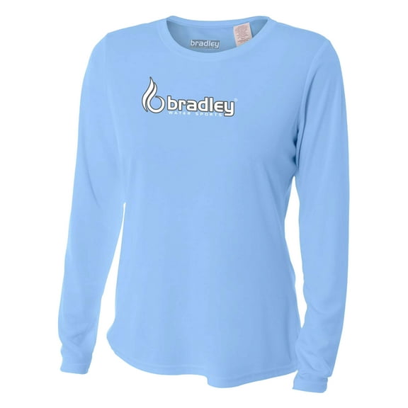 Bradley Women's Long Sleeve Rash Guard Surf Comfortable Performance Swim Shirt FBA