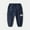 Navy, variant on Toddler Boys and Girls Cotton Pull on Sweatpant with Drawstring Boys And Girls Baby Long Pants Solid Color Work Pants Army Green 7 Years