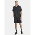 thumbnail image 5 of No Boundaries Men's & Big Men's Short Sleeve Textured Waffle Shirt, Sizes XS-5XL, 5 of 5