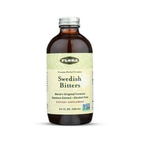 Flora Swedish Digestive Bitters Alcohol-Free 8.5 Fl Oz – Traditional Austrian Digestive Herbs for Digestion Improvement, Acid Reflux, Tummy issues and more