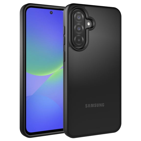 UUBOXS Galaxy A37/A36 5G Case, Military Grade Drop Proof Phone Cover, Translucent Matte Shockproof Bumper for Samsung Galaxy A37/A36 5G, Black