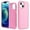 Pink, variant on Mantto for iPhone 13 Mini Case, Heavy Duty Shockproof Drop Protective Hybrid 3 Layer Full Body Rugged Military Grade Protection Hard PC Phone Cover For iPhone 13 Mini, Royalblue/Black