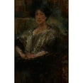 thumbnail image 3 of Olga Boznanska 13x18 Black Modern Framed Museum Art Print Titled - Portrait of Julia Ginzberg (1914), 3 of 5