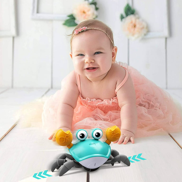 Interactive Crab Toy for Babies Creative Crawling Crab Escape Electronic  Toys Animal Pet Runaway Musical Toys Gifts Dropshipping