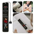 thumbnail image 5 of Dark Romance Reading Chain Bookmark, Plastic, Slim Design for Books Journals, Gift for Book Lovers, 5 of 9
