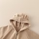 thumbnail image 5 of Cowsor Baby Kids Sherpa Jacket with Zipper, Cotton-Lined Fuzzy Outerwear Coat for Infant Toddler, 5 of 7