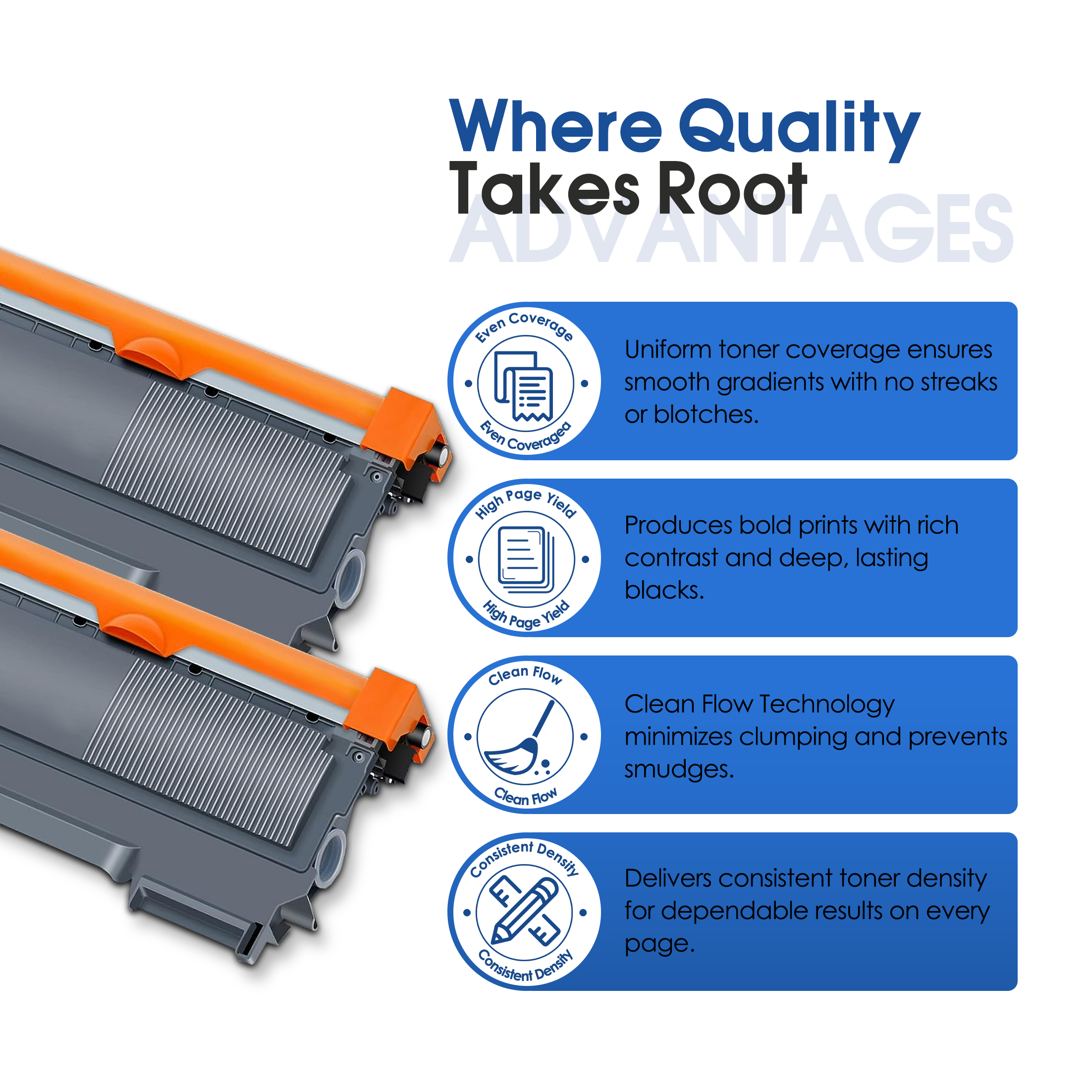 MOLIMER TN450 Compatible Toner Cartridge 2-Pack photo 5
