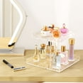 thumbnail image 4 of Organizador de almacenamiento de cosméticos para baño NIUBEE de 2 niveles, acrílico, 4 of 8