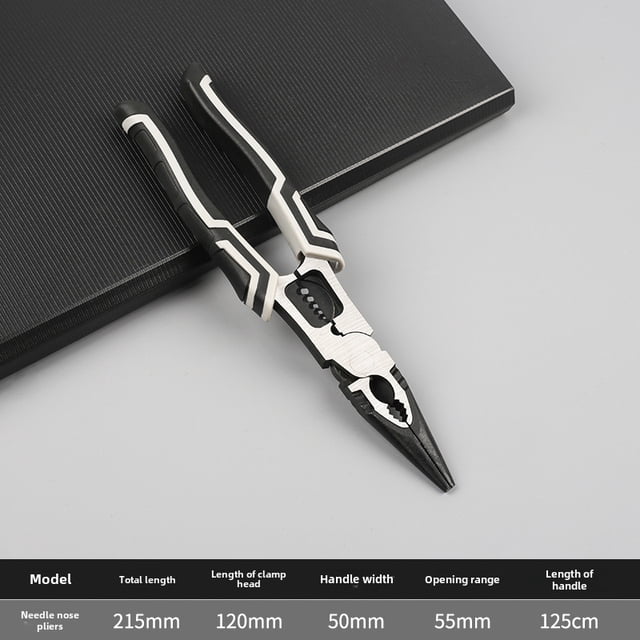 Industrial-Grade Electrician's Multi-Plier Set: Manufacturer Direct High-Quality Steel Tools with Straight/Diagonal Cutters, Compact Design for Home & Workplace Versatile Electrical Tasks – Durable,