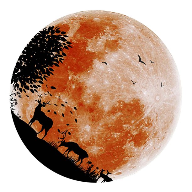 Papel de de Pared, Papel Tapiz de , Decoración Artística, Globo, Calcomanía de Pared, Papel Tapiz Mural para Decoración de Habitación naranja perfecl Etiqueta de la pared del mundo del globo