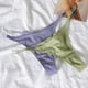 thumbnail image 2 of Tanga de algodón con tirantes finos, ropa interior Sexy de cintura baja, bragas sexuales de tentación, pantalones en T sin costuras, 2 of 5
