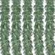 thumbnail image 1 of Paquete de 5 eucaliptos artificiales Yashi 6,5 pies con guirnalda de sauce y hojas de imitación de plata verde, 1 of 5