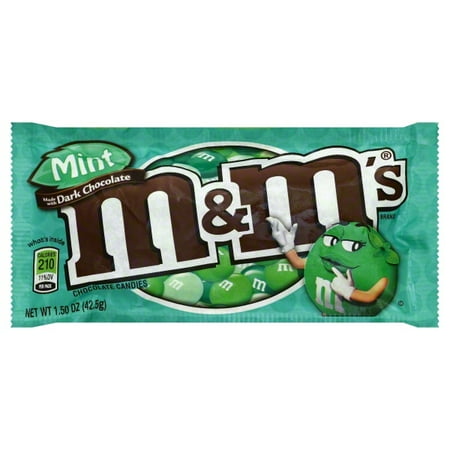 M&Ms Dark Mint Chocolate Candies, Single Serve