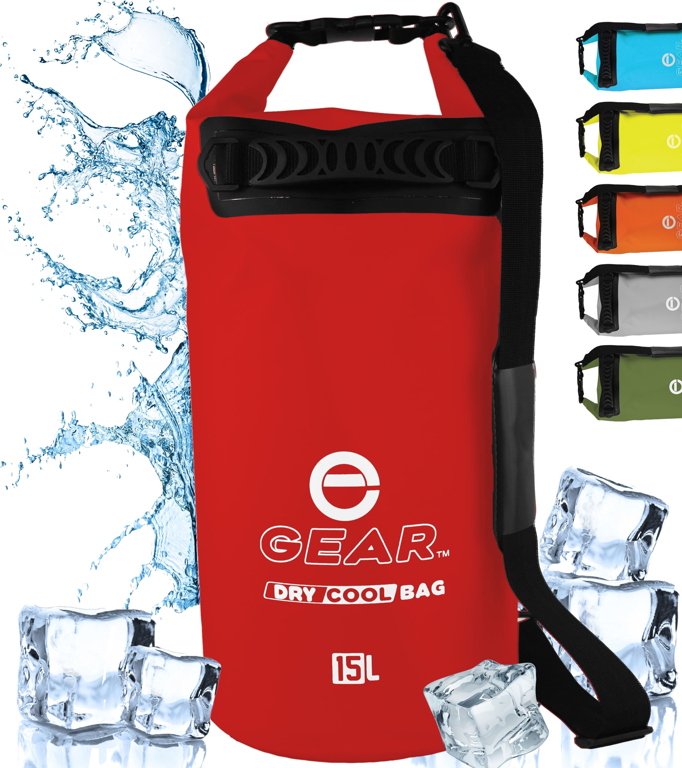 Enthusiast Gear Dry Bag Cooler Roll Top, Insulated, Leak Proof
