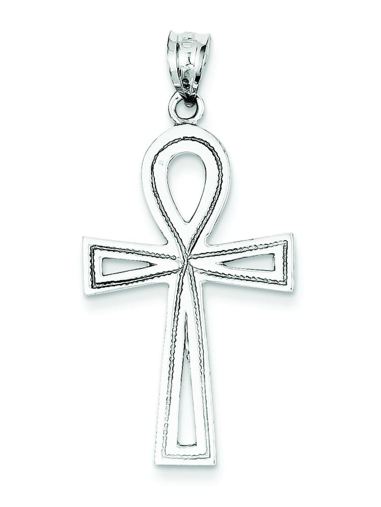 White Gold Ankh