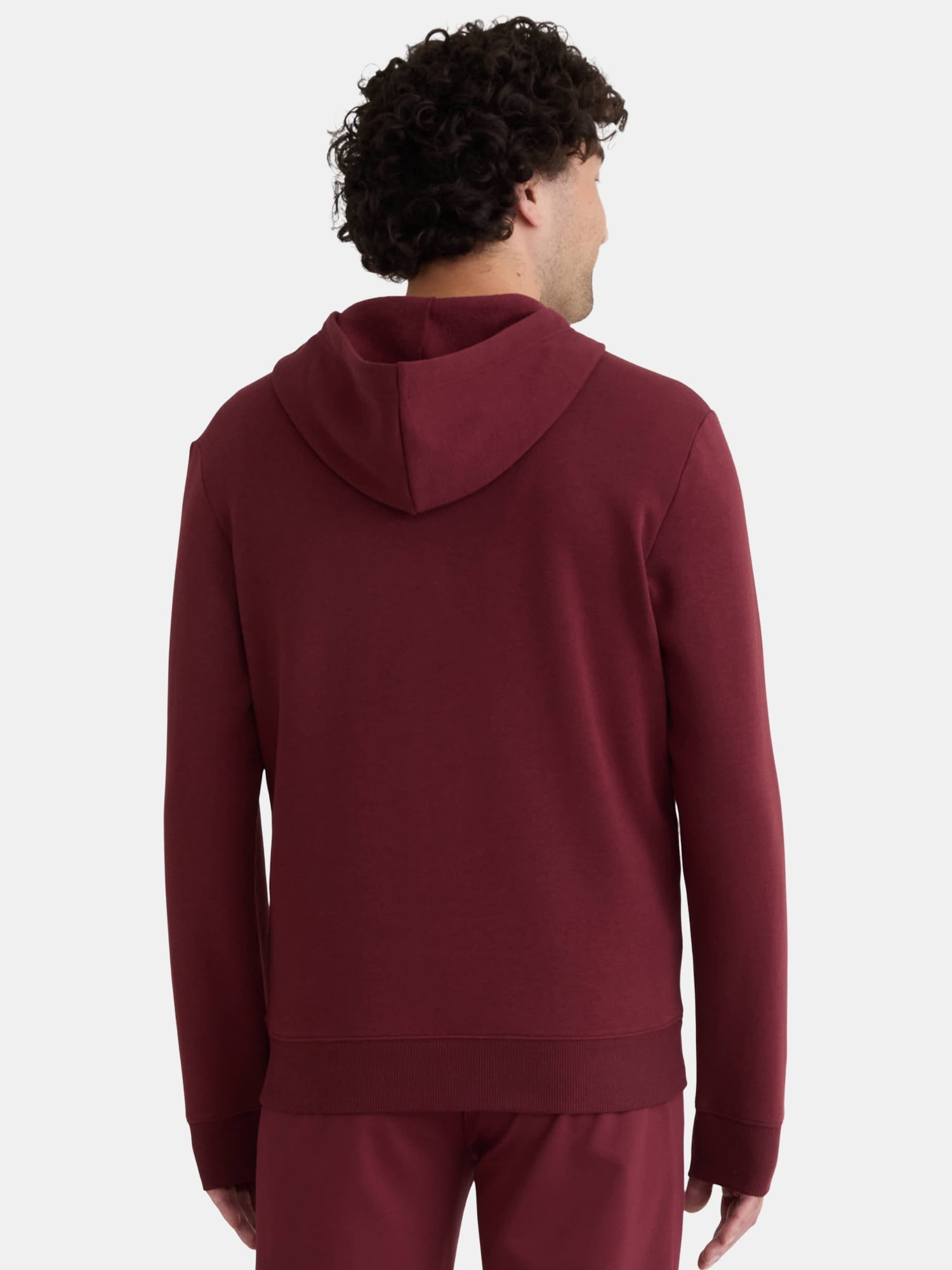 Athletic Works Men's and Big Men's Zip Up Fleece Hoodie Sweatshirt, Sizes S-5XLT