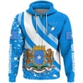 thumbnail image 3 of Sudadera con capucha y estampado 3D de la bandera de Somalia para hombres y mujeres, sudaderas con capucha informales de manga larga con cremallera y emblema nacional, 3 of 4