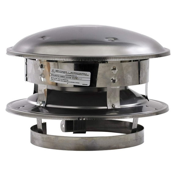 Selkirk Metalbestos 6T-CT 6-Inch Stainless Steel Round Top by Selkirk Metalbestos