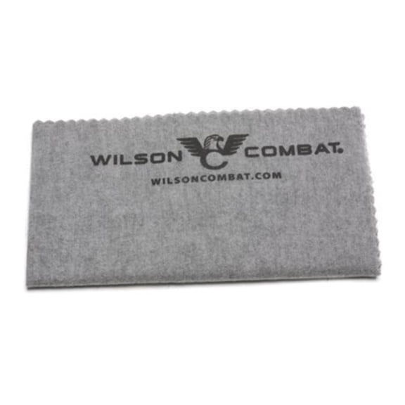 Wilson Combat Silicone Cleaning Cloth, Gray With Wilson Combat Logo~267