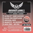 thumbnail image 1 of Square Card Sleeves - Medium (80mm x 80mm) Premium (50 sleeves per pack), 1 of 1