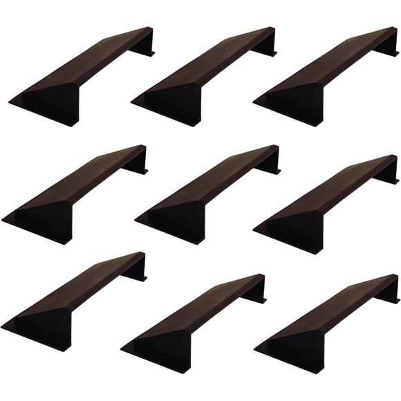 Lot de 9 Déflecteurs Métalliques Solides 4"x10 Pouces Incassables en Aluminium Coulé / Déviateur d'Air et de Chaleur