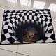 thumbnail image 4 of Bewildely Alfombra de área 3D, alfombra antideslizante, alfombrilla para suelo, decoración del hogar para dormitorio, sala de estar, 50x80cm Decoración del hogar 50x80cm Bewildely HA001127-02, 4 of 6