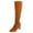 Brown, variant on NOKIO Women'S Knee High Heeled Boots Women'S Suede Knee High Boots Up Thigh For Womens Toe Zip Squared Ladies Boots Cowboy Shoes Boots Women's Women's Boots Women'S Knee High Adjustable Riding Boots