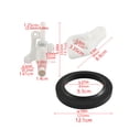 thumbnail image 2 of TAPDRA Aqua-Magic Style Lite Camper Toilet Water Valve Assembly Durable Quality RV Parts with Seal Clamp, 2 of 4