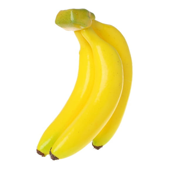 Acahhotxx Realistic Artificial Banana Bunch Fruit Fake Display Decorative