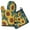 Sunflower-3, variant on Sunflower Kitchen Oven Mitt and Pot Holder Sets 2 Pcs for Baking, Cooking and Grilling, Heat Resistant Up To 392 °F