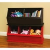 Badger Basket - Stackable Storage Cubbies, Espresso