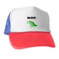 thumbnail image 3 of CafePress - RAWR! - Trucker Hat - Polyester Foam Front and Nylon Mesh Weave Back, 3 of 11