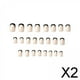 thumbnail image 1 of Puntas de uñas de manicura francesa clásica para mujeres, elegante juego de decoración de uñas 2 piezas, 1 of 8