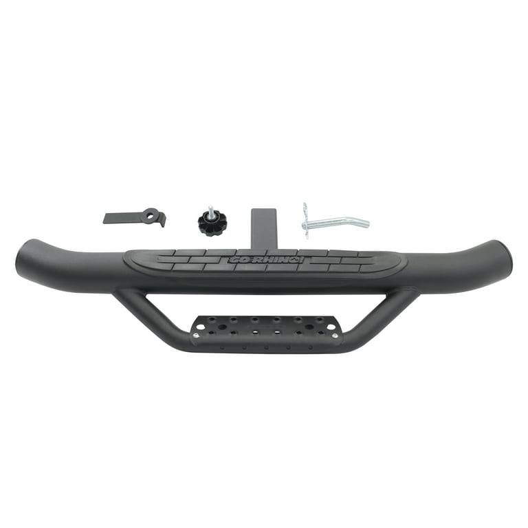 【受注生産品】 Go Rhino D360T Dominator Hitch Step - Textured Black パーツ