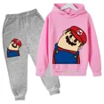 thumbnail image 1 of Traje de algodón con capucha de Super Mario bros para niño Y niña, ropa deportiva con capucha, conjuntos de Pokémon, 2, 5, 6, 7, 8, 9, 10, 11, 12 años, 1 of 1