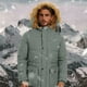 thumbnail image 5 of Kalauyu Mens Jackets with Hoode Parka Fleece Liner Coats Windproof Winter Raincoat Multi Pockets, 5 of 8