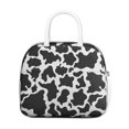 thumbnail image 2 of Insulated Lunch Bag for Women, Floral Print Oxford Fabric Lunch Box, Leakproof Thermal Cooler Tote for Work, School & Picnic, Leopard Animal Print, 2 of 5