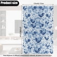 thumbnail image 6 of TSOVTHRID Blue Rooster Chicken Flower Print Non Slip Recliner Headrest Protector Washable PU Leather Sofa Headrest Covers for Sofa,Office Chair,Theater Seat, 17x27 in, 2 Pieces, 6 of 7