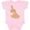 AD-Pink, variant on Inktastic Easter Cute Floppy Ear Brown Bunny Boys or Girls Baby Bodysuit