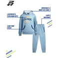 thumbnail image 5 of Pro Athlete Boys Sweatsuit Toddler Kids Soft Fleece Pullover Hoodie and Jogger Sweatpants 2 Piece Set, 5 of 7