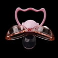 thumbnail image 4 of Free Kids Care Silicone Dummy Chupete Bebé Chupete Pezones Infantiles 0-6 Meses Cabeza plana rosa Zulema Chupete para niños, 4 of 8