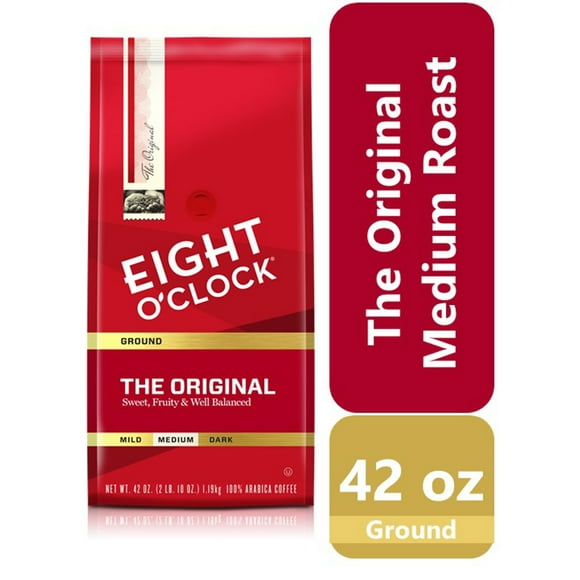 Eight O'Clock The Original Medium Roast Ground Coffee, 42 Oz. Bag