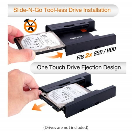 Icy Dock - EZ-Fit PRO Internal 3.5" Drive Bay - Black