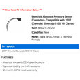 thumbnail image 2 of Manifold Absolute Pressure Sensor Connector - Compatible with 2007 Chevy Silverado 1500 HD Classic, 2 of 2