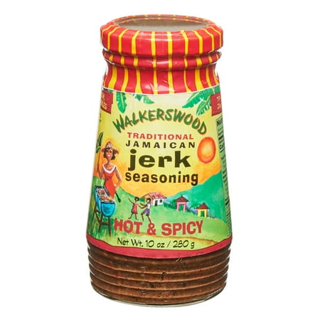 Walkerswood Traditional Jamaican Jerk Seasoning, Hot & Spicy, 10 oz