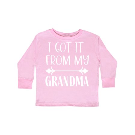 

Inktastic I Got It From My Grandma Gift Toddler Boy or Toddler Girl Long Sleeve T-Shirt