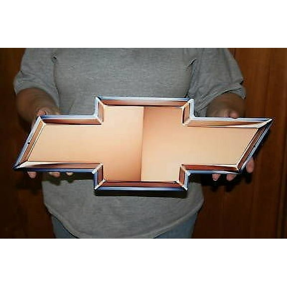 Chevrolet Bowtie Metal Wall Sign - 21" x 8"